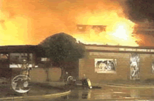 Fire destroys the EHS building